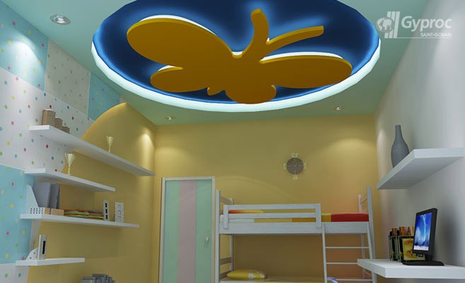 False Ceiling Designs For Kids Room | Saint-Gobain Gyproc ...
