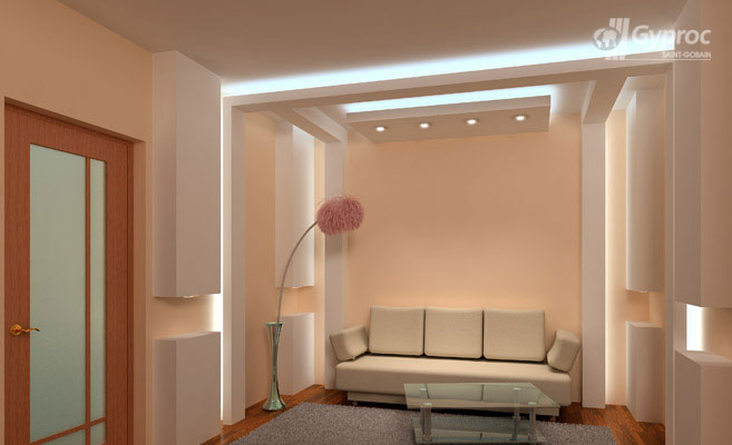 False Ceiling Designs For Living Room | Saint-Gobain ...