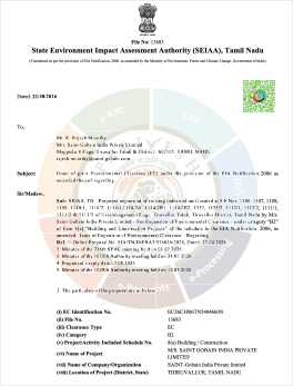 Environmental declaration