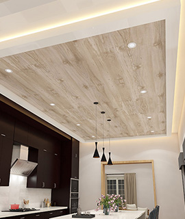 kitchen false ceiling design Image