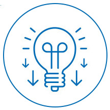 Electricity Consumption Saving Icon