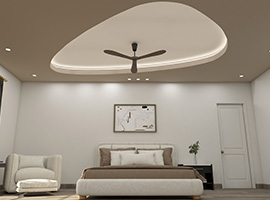 False Ceiling Design For Bedroom -  Gyproc
