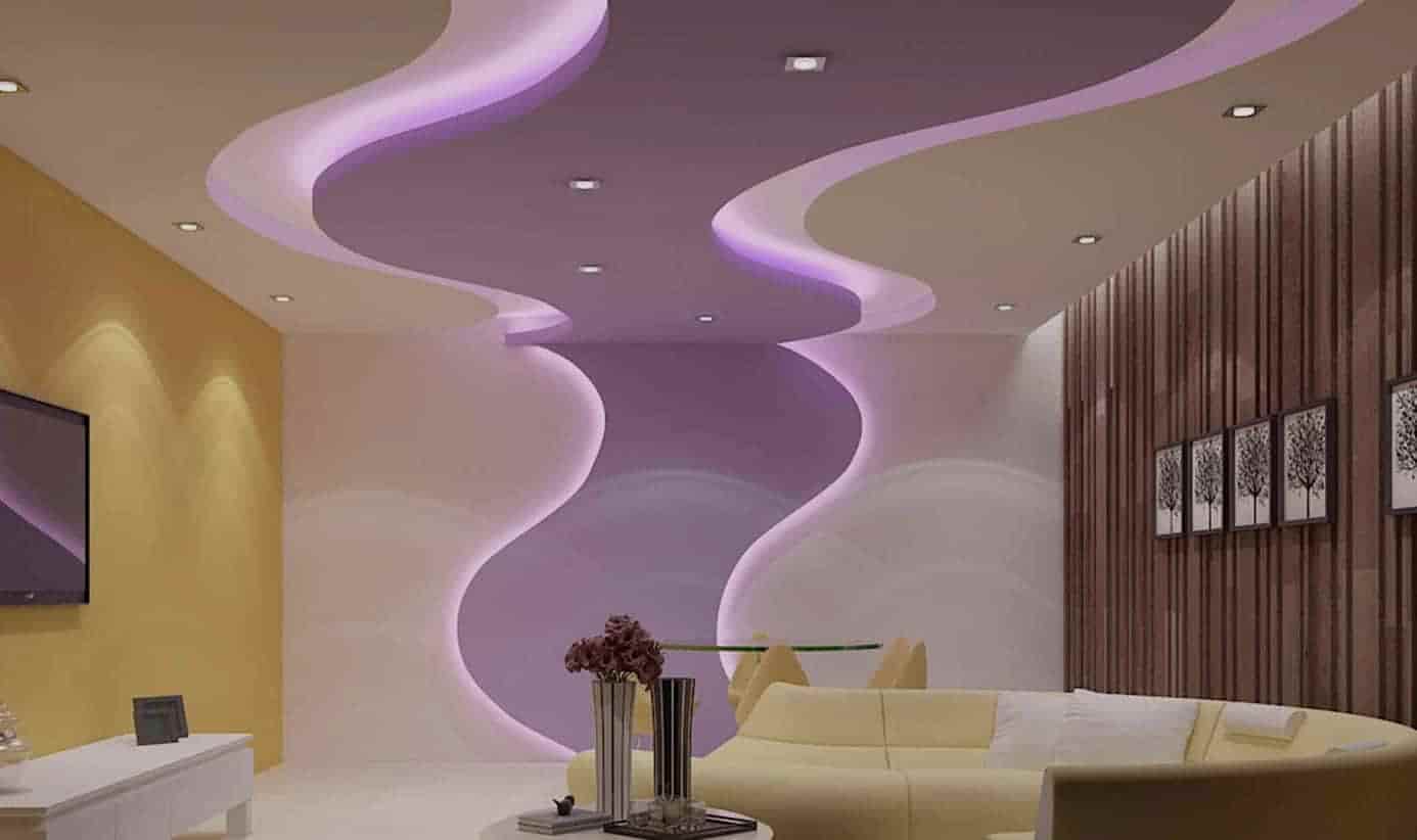 modern ceiling design for living room