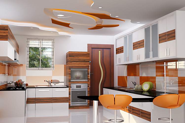 Contemporary False Ceiling Design For Kitchen : False Ceiling Design