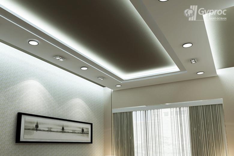Top 3 Ideas To Light Up Your Ceiling Saint Gobain Gyproc - Do You Put Led Lights On The Ceiling Or Wall