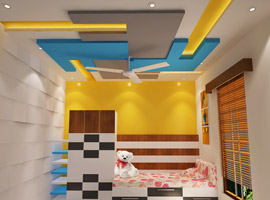 Childrens Bedroom Ceiling Design - Gyproc